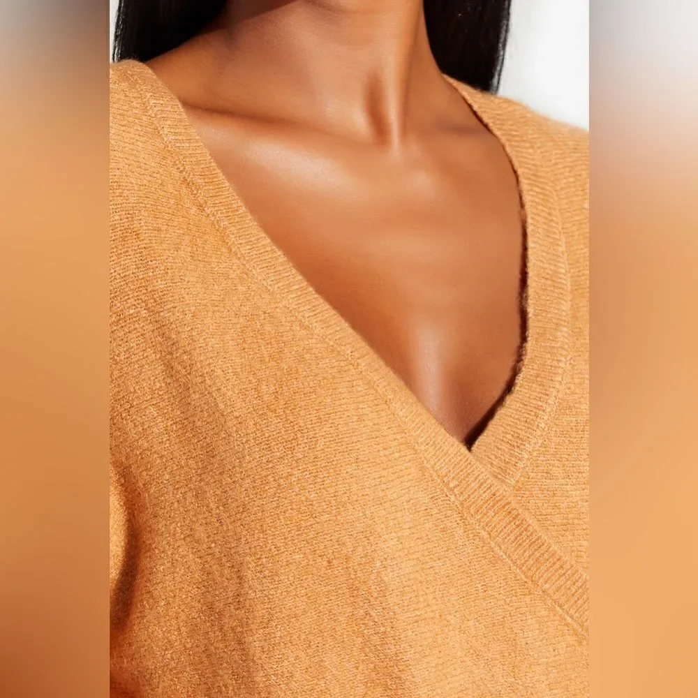 NWOT Shoedazzle Wrap Front Sweater
